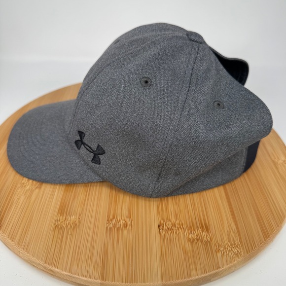 Under Armour Women's Multi Hair Cap Heathered Gray Open Back‎ Ponytail Hat - Picture 4 of 9